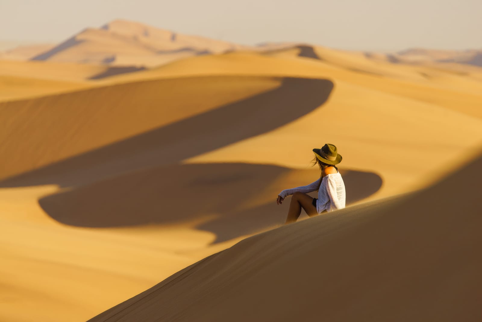 The sand dunes that back Swakopmund and the surrounding coastline seem to venture off as far as the eye can see.