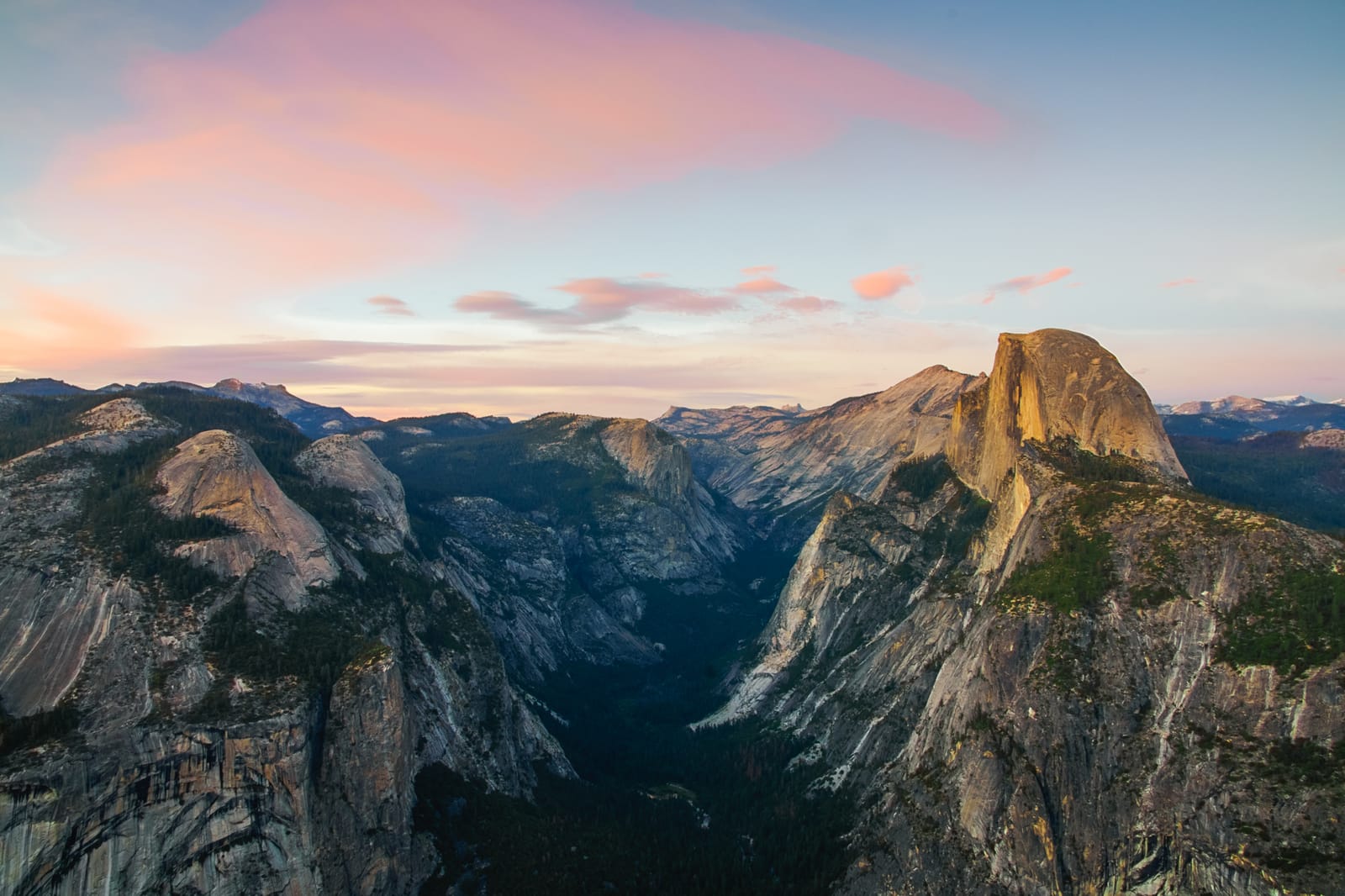 Glacier Point Half Dome Yosemite Michael Bonocore