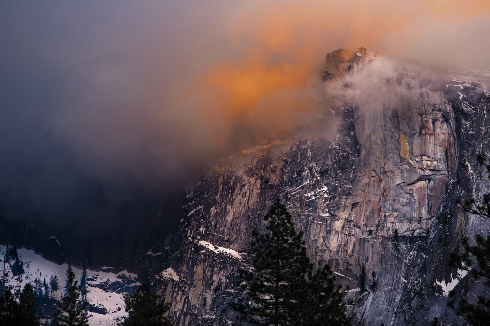 Half Dome Yosemite Sunset Light Michael Bonocore