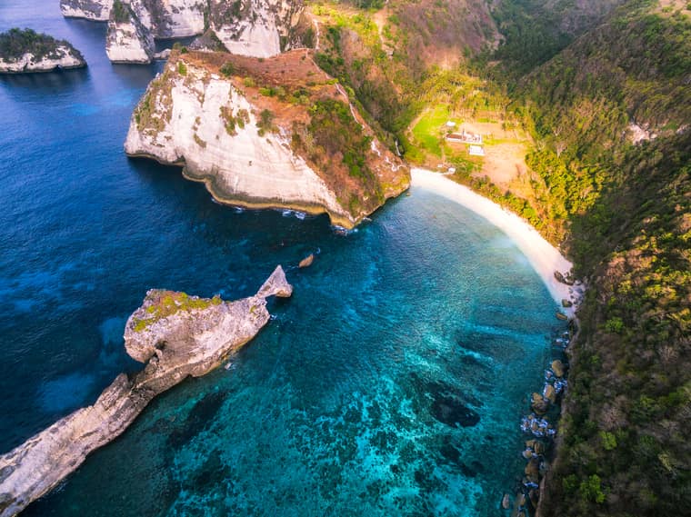 The Beauty of Bali From The Sky
