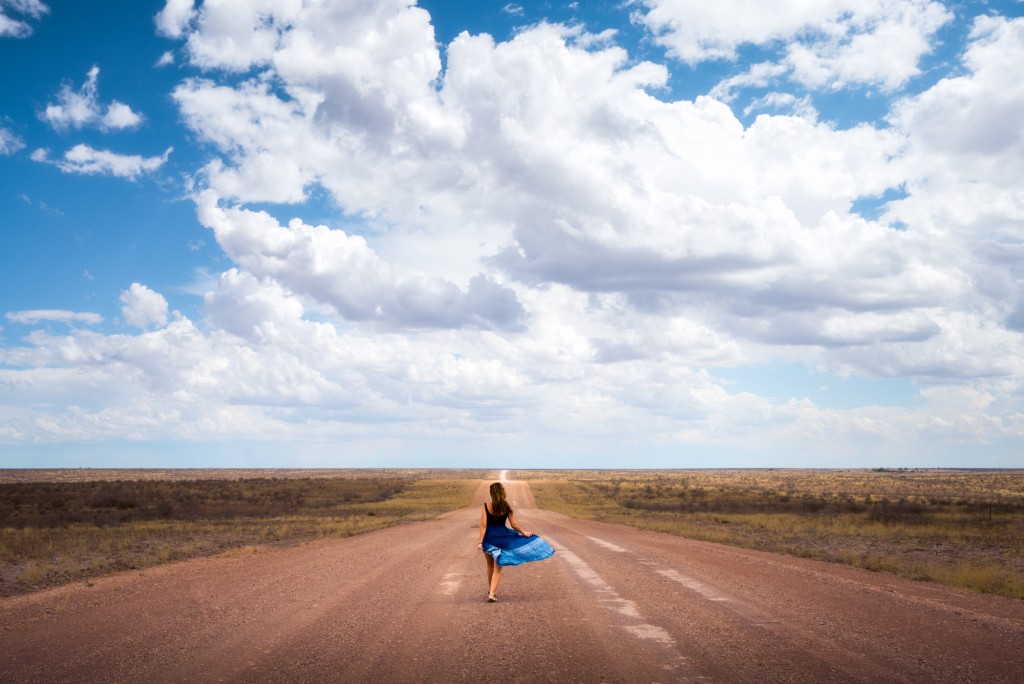 Often, you can drive down the dusty, deserted roads throughout Namibia without seeing another car or person for hours. 