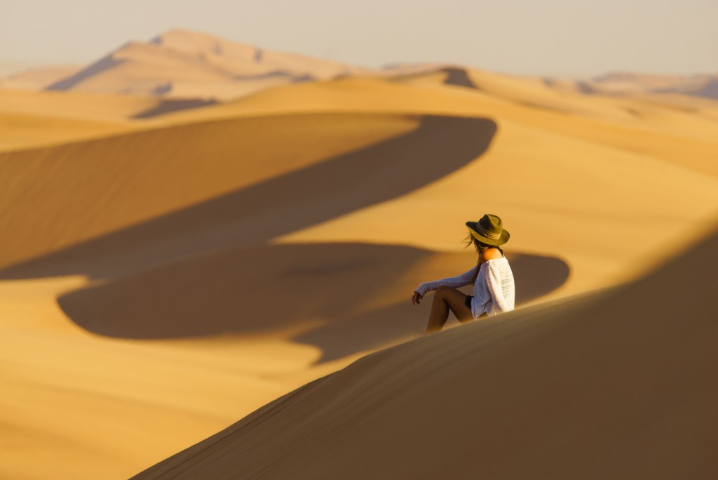 The sand dunes that back Swakopmund and the surrounding coastline seem to venture off as far as the eye can see. 