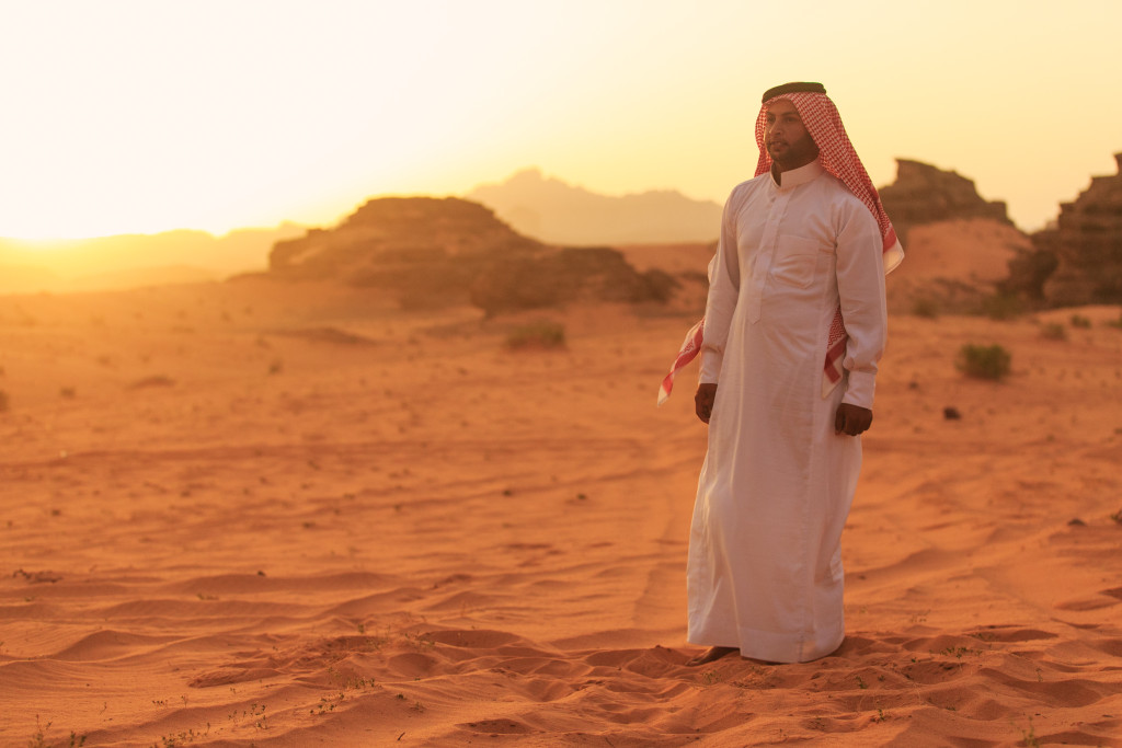 Wadi Rum Jordan Sunset Portrait Michael Bonocore