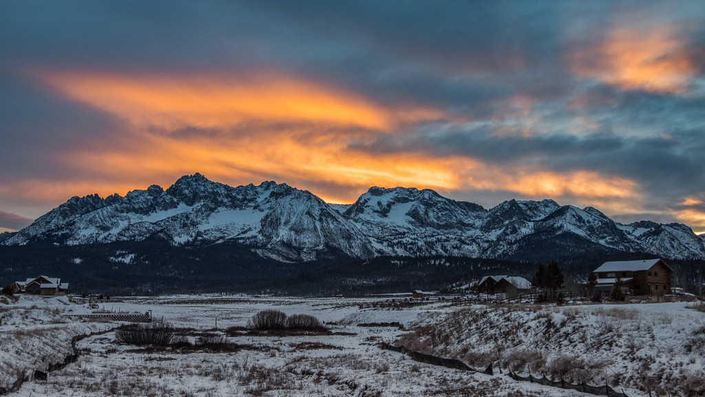 Stanley Idaho Winter Sawtooth Wilderness Michael Bonocore