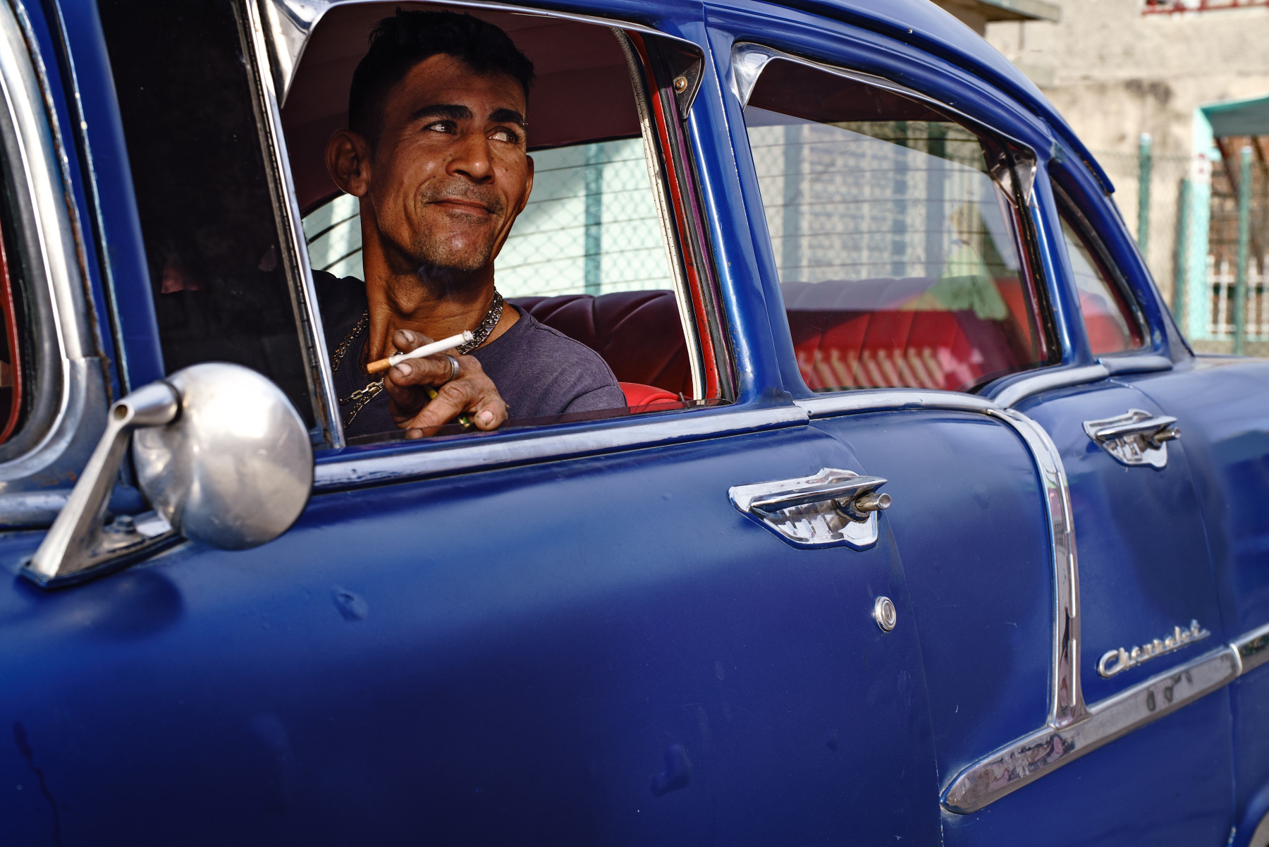 Blue Eyed Man, Havana, Cuba 2015 (People 6) — David Capes Photography