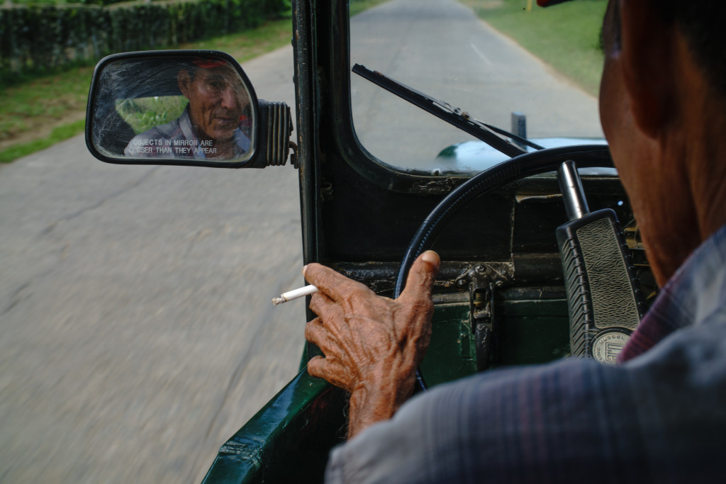 The classic cars of Havana yield way to old school jeeps in the eastern Cuban city of Baracoa. This is Jurke taking us to the easternmost point in Cuba, Maisi. Photographed on a Tamron 24-70mm f/2.8 at 1/4000 at f/2.8 to get sharp details in his hand while driving at 80km an hour.