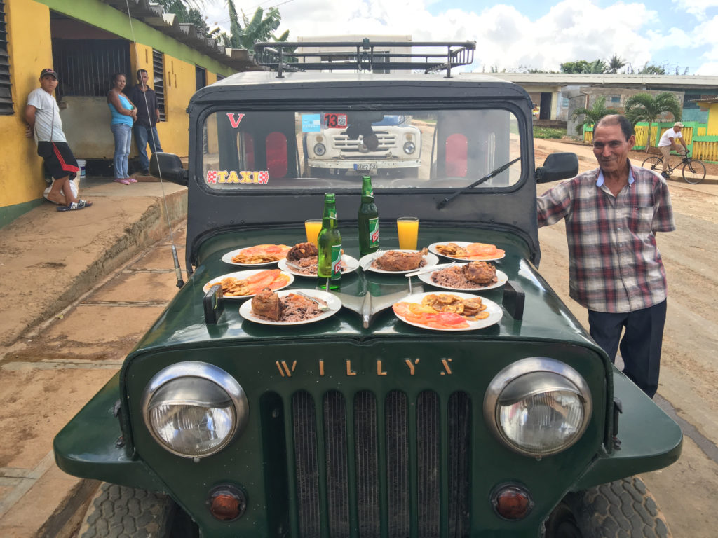 When on a Jeep trip to the furthest point east, you must fill up your stomachs for maximum energy. 