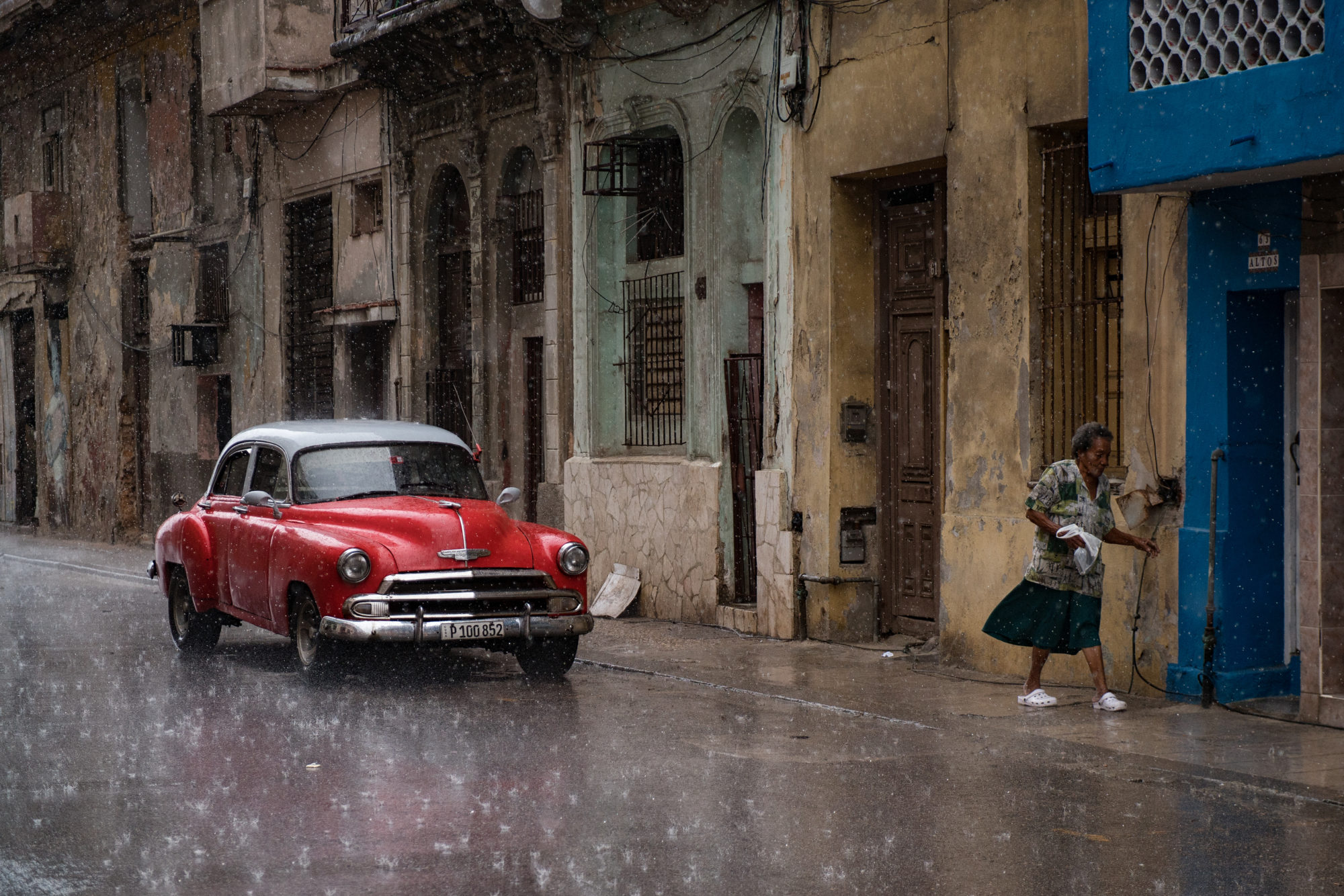 Blue Eyed Man, Havana, Cuba 2015 (People 6) — David Capes Photography