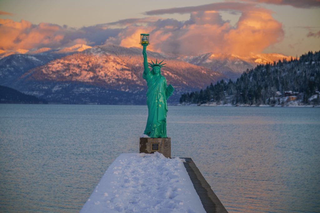 sandpoint-idaho-statue-of-liberty